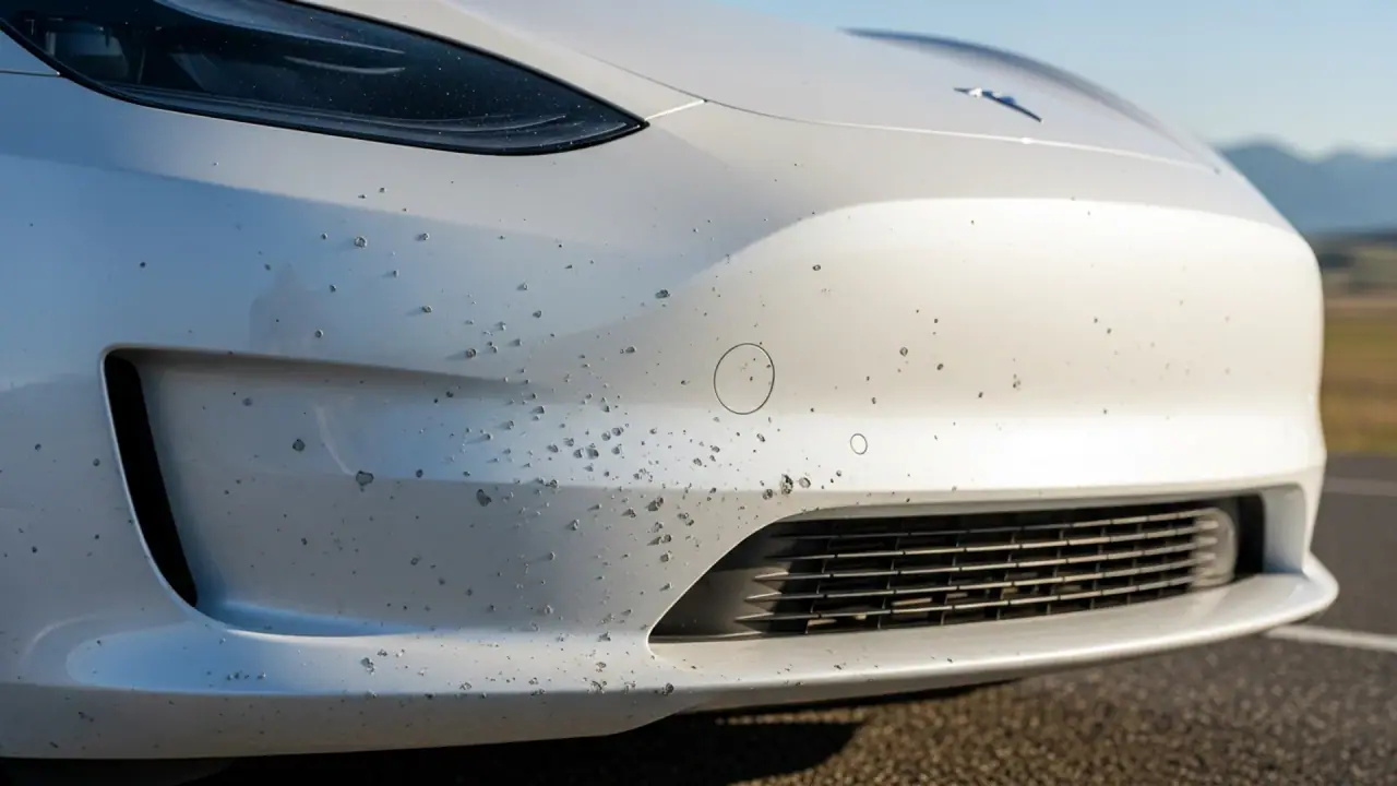 Why Tesla & EV Paint Chips So Easily in Calgary