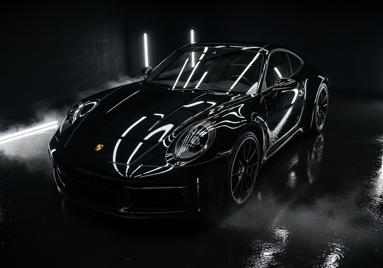 Porsche 911 Turbo S with Ceramic Coating Calgary