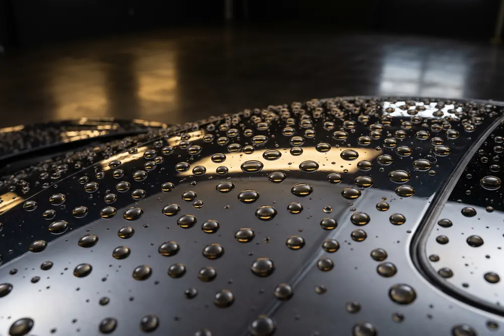 Roof panel — Hydrophobics at Obsidian Auto Calgary