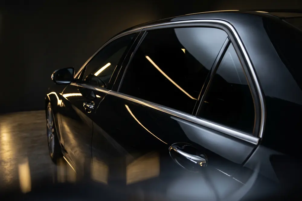 Luxury sedan — Ceramic tint at Obsidian Auto Calgary