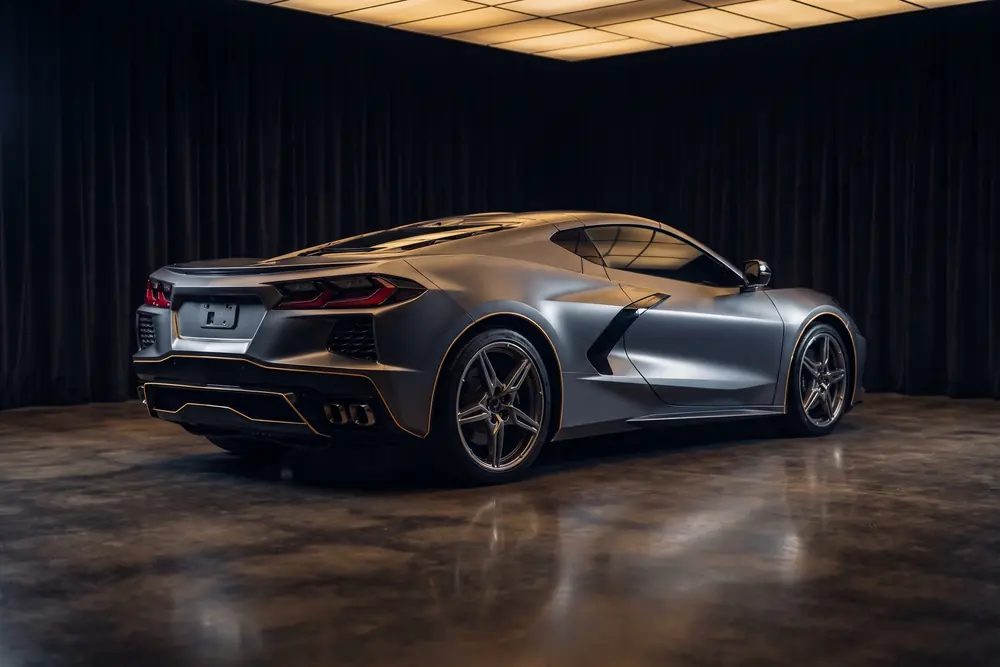 Corvette C8 — Colour-change film at Obsidian Auto Calgary
